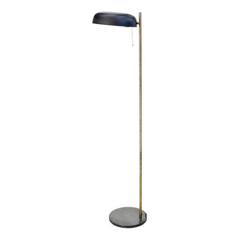 Maui Marble Floor Lamp in Coal - Zen Space