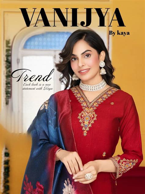 Kaya Vanijya Vertican Doby Kurti Bottom With Dupatta Collection