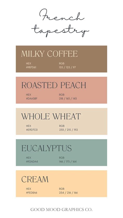 French tapestry color palette – Artofit