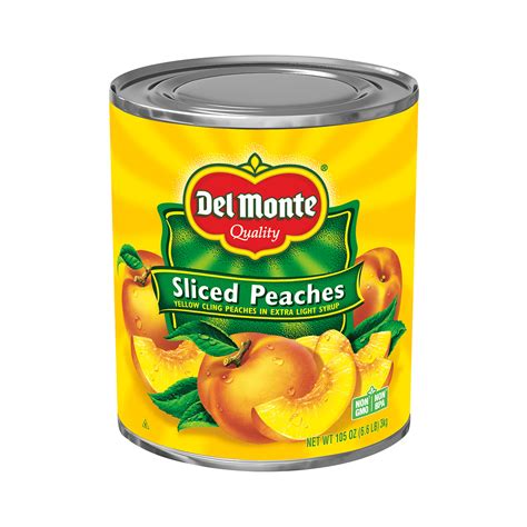 Del Monte® Sliced Yellow Cling Peaches in Extra Light Syrup | Del Monte Food Service