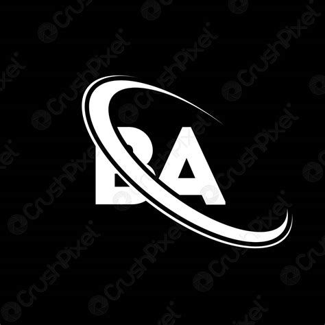 Ba logo. b a design. blanco ba letter. ba/b - vector de stock 6119659 ...