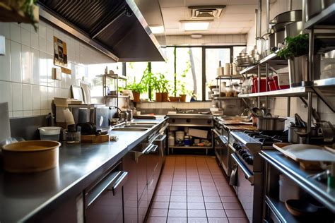 Clean Restaurant Kitchen 的图像结果