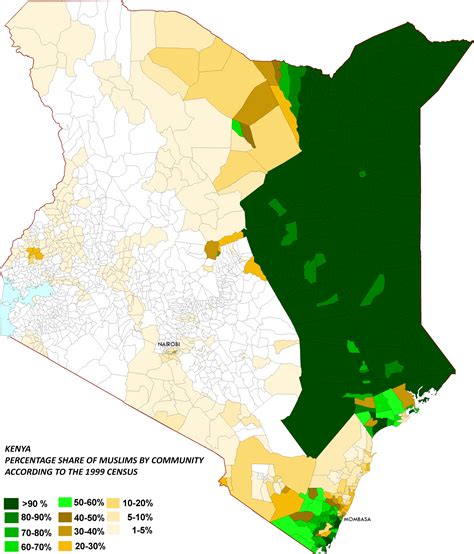 Kenya Religions Distribution Map Region: Sub Saharan Africa | Pew