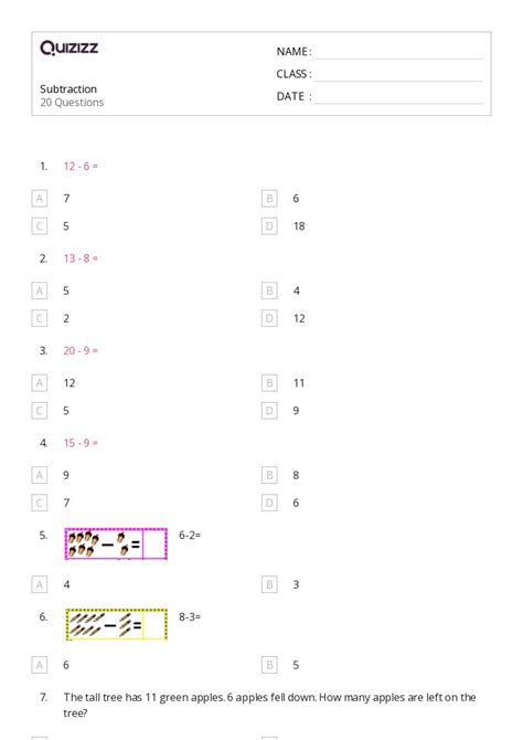 50+ Class 7 worksheets on Quizizz | Free & Printable