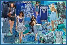 New Color Trends 2008 by Summer 2008 Blues Fashion Colour Moodboard New Color Trends 2008
