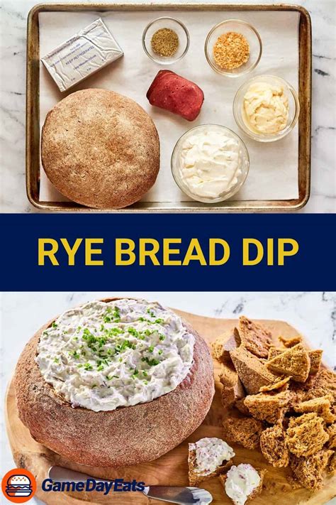Vintage Rye Bread Dip: Easy Retro Appetizer with Dried Beef