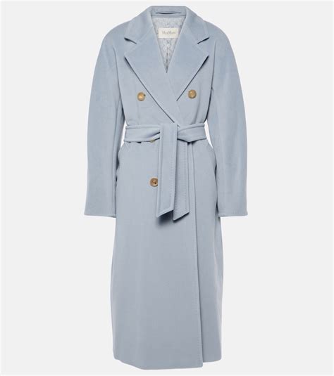 Madame wool and cashmere coat in blue - Max Mara | Mytheresa