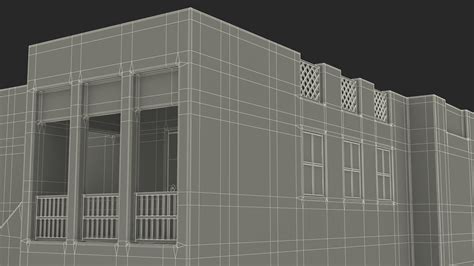 Cartoon Two Story Arab Adobe House 3D model | 3D Molier International