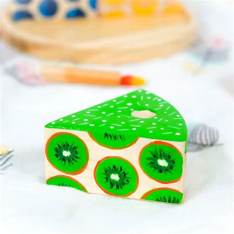 Wooden Rainbow Fruit Cake Toy – Montessori Educational Play | Learning ...
