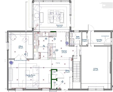 Lake Dr First Floor Plan - GMH Construction
