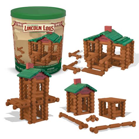 Lincoln Logs - Classic Farmhouse | BasicFun!