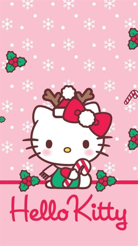 Adorable Christmas Wallpaper - Hello Kitty Festive Designs