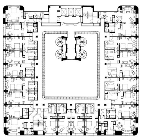 Hotel Floor Plans And Layouts – Hotel Room Design: Key Dimensions and ...