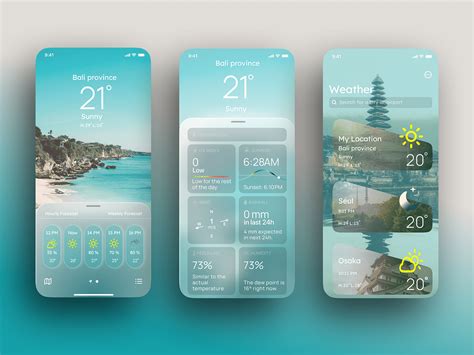 Weather App JavaScript 的图像结果