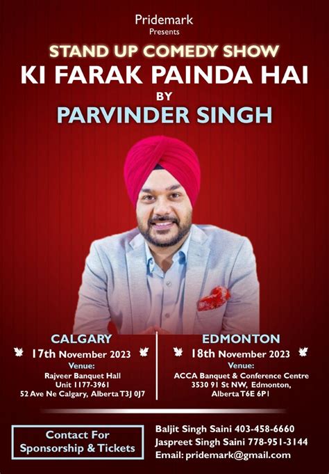 Ki Farak Painda Hai by Parvinder Singh, ACCA Banquet & Conference ...