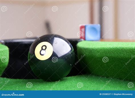 Behind the eight ball stock image. Image of chalk, billiards - 2558537