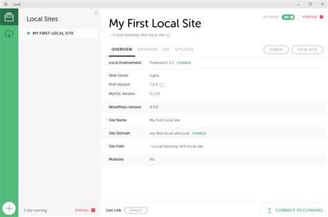 Local WordPress 的图像结果