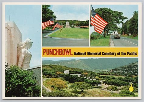 Honolulu Hawaii~Punchbowl~National Memorial Cemetery~Continental ...