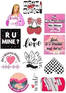 ZOOKII STICKERS 26pcs Aesthetic Pink Pop Sticker Pack for Girls – Mean ...