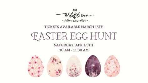 Egg Hunt at The Wildflower Farm, 11332 W. Dralle Rd, Monee, IL ...