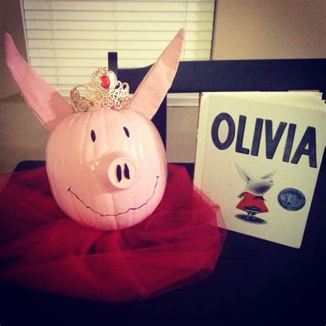 Book Character Pumpkin Decorating!! Olivia is the BEST!!! | Pumpkin ...