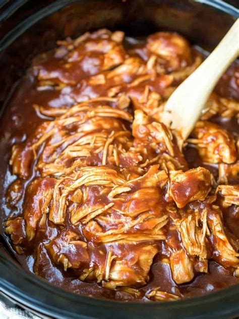 Easy Slow Cooker BBQ Chicken Recipe