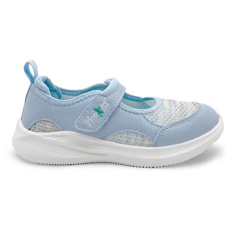 Mary Jane -Girls Light Blue Sporty Ballerina – Hopits