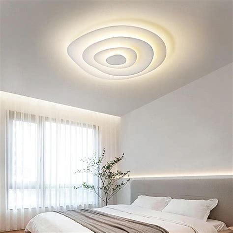led stropní svítidlo 1 světlo teplé bílé světlo 45/60/80 cm kovové ...