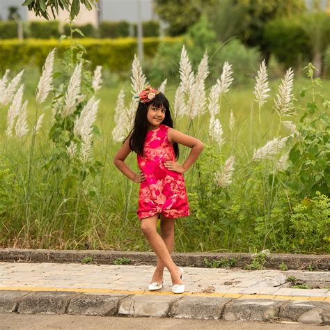 Fuscia Pink Jacquard Bow Dress – Fairies Forever