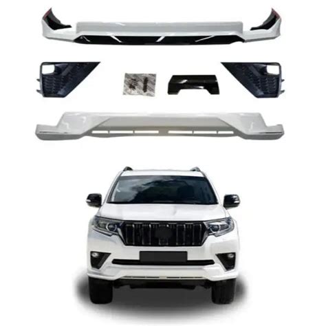 Land Cruiser Prado Fj150 2019-2023 Front Rear Bumper Lip Splitter ...