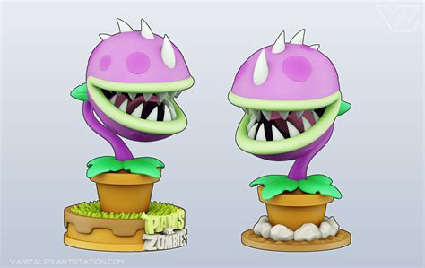 Varizal Zulmi - "Chomper" Plants vs Zombies 3D Fanart