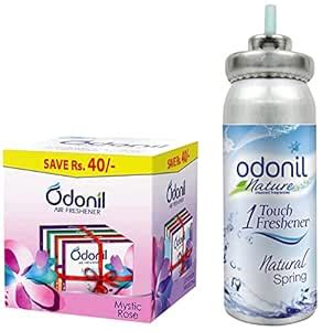 Odonil Bathroom Air Freshener Blocks Mixed Fragrances - 48g (Pack of 4 ...