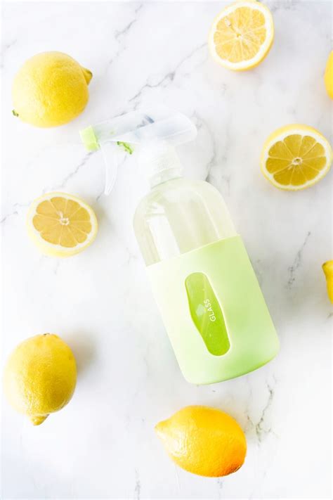 DIY Natural Glass Cleaner with Lemons - The Produce Moms