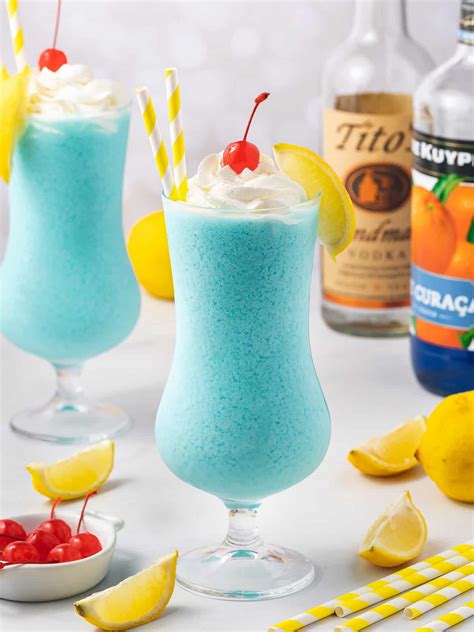 Frozen Blue Lagoon Drink - Belly Full