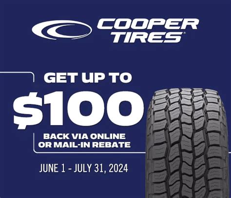 Tire Rebates | Get Rebates For New Tires and Tire Services
