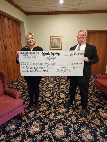 Bannan Funeral Home gives $1500 to Friends Together | News, Sports ...