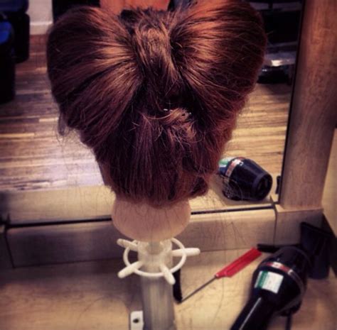 #hairup #hairdressing #college #bow #simple