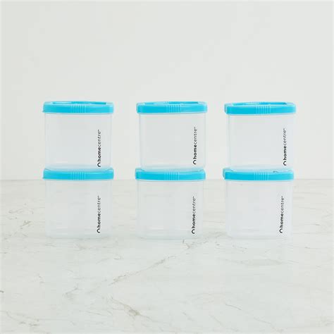 Buy Corsica Stark Set of 6 Polypropylene Containers - 340ml from ...