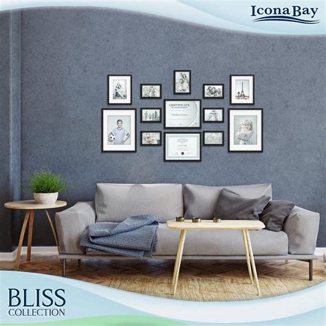 Buy Icona Bay 8.5x11 Certificate Frames (Black, 12 Pack), Modern Style ...