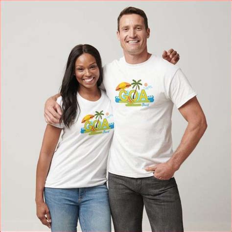 Goa Beach Printed Men Round Neck White T-Shirt - Buy Goa Beach Printed ...