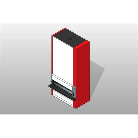 BIM objects - Free download! Large Narrow Storage Vertical Carousel ...
