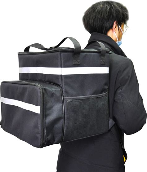 Food Delivery Backpack, Insulated Thermal Pizza Bag for Uber Eats ...