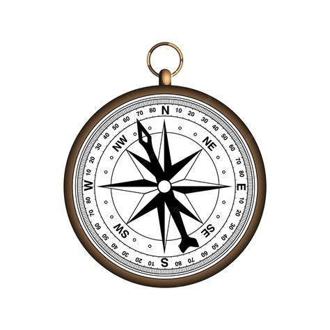 Download Bare Bronze Directional Compass Wallpaper | Wallpapers.com