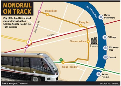 Bts Station Bangkok Map Map Of Rail Transit Network In Bangkok