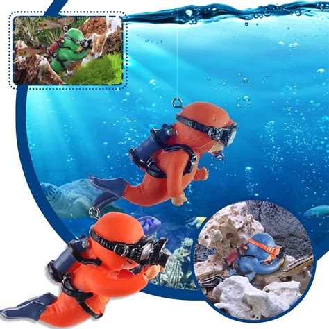 Segaven Lovely Diver Fish Tank Decorations Little India | Ubuy