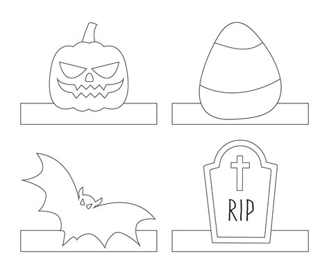 Halloween Finger Puppets Patterns - 15 Free PDF Printables | Printablee
