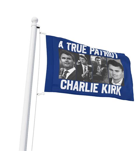 Charlie Kirk A True Patriot Flag - Charlie Kirk Flag
