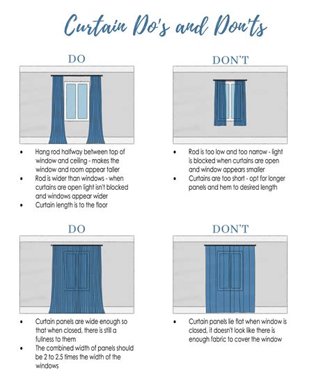 The Do’S Don’Ts Of Curtain Placement – PCETSK