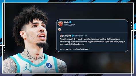 LaMelo Ball Reacts to Hornets Trade Rumors with Emoji in Social Media Post