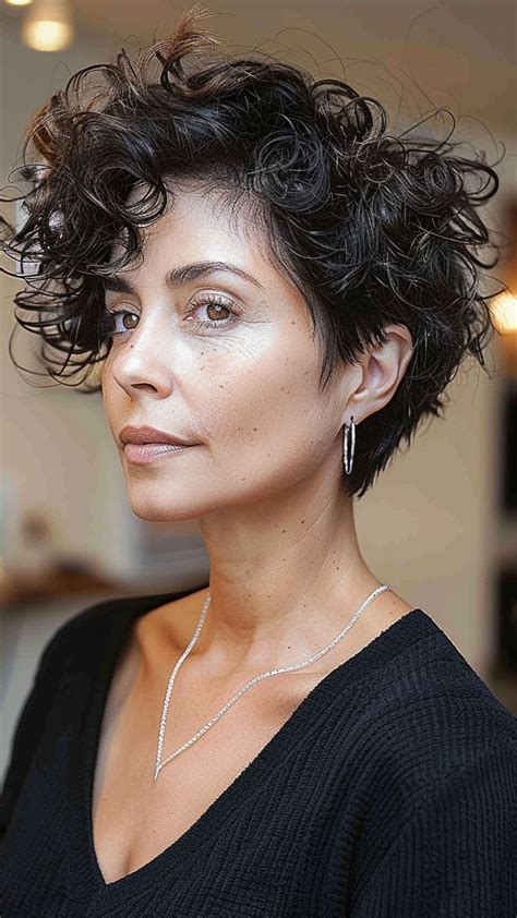 Timeless Elegance: 22 Short & Curly Hairstyles for Older Women | Short ...